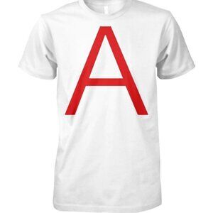 Mace Scarlet A Graphic Streetwear Retro Style Casual Fashion Statement T-Shirt